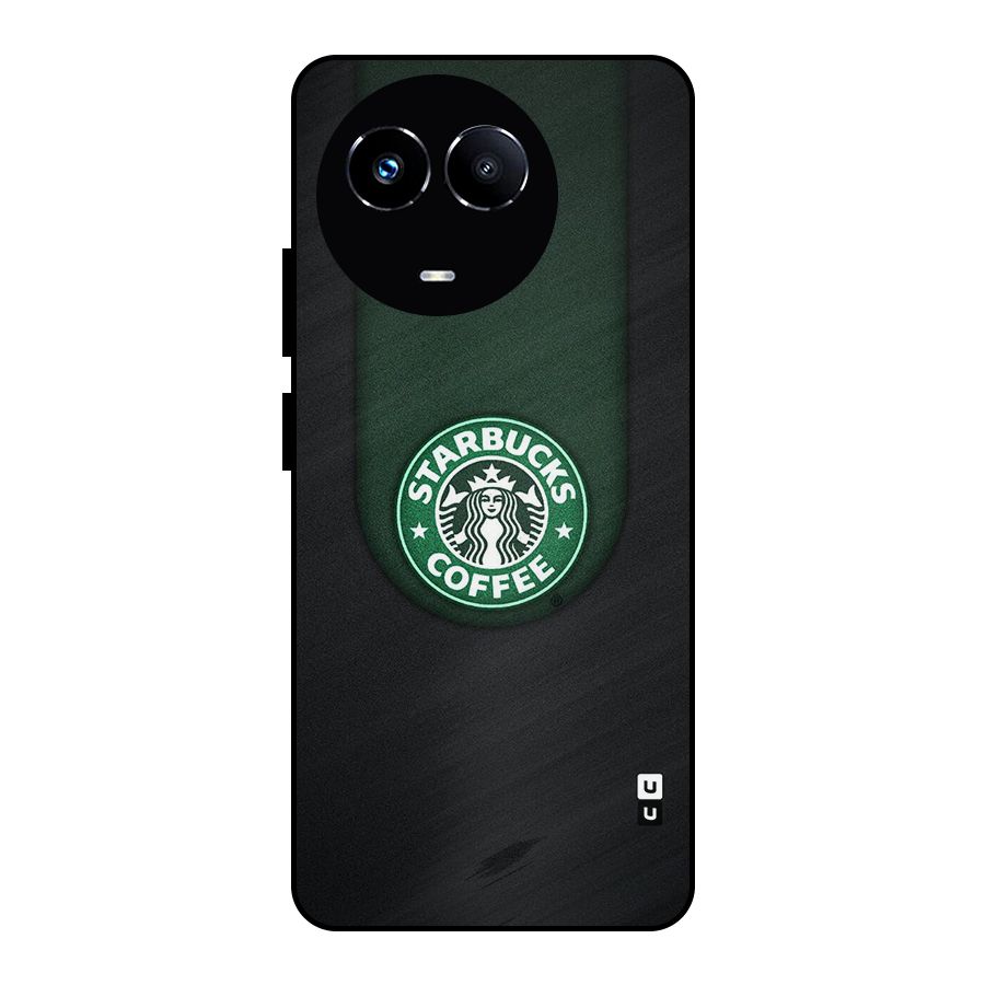 Leaf StarBucks Metal Back Case for Realme 11 5G
