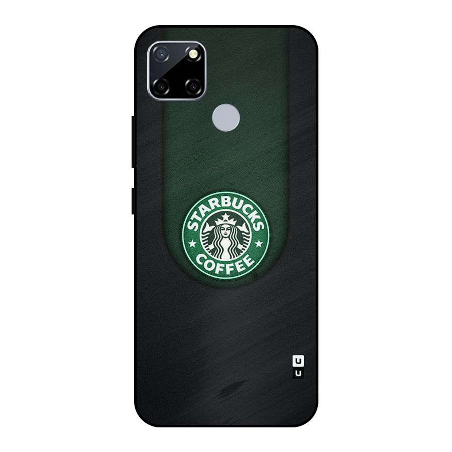 Leaf StarBucks Metal Back Case for Realme Narzo 20