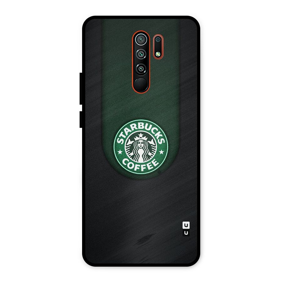 Leaf StarBucks Metal Back Case for Redmi 9 Prime