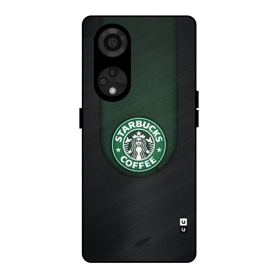 Leaf StarBucks Metal Back Case for Reno8 T 5G