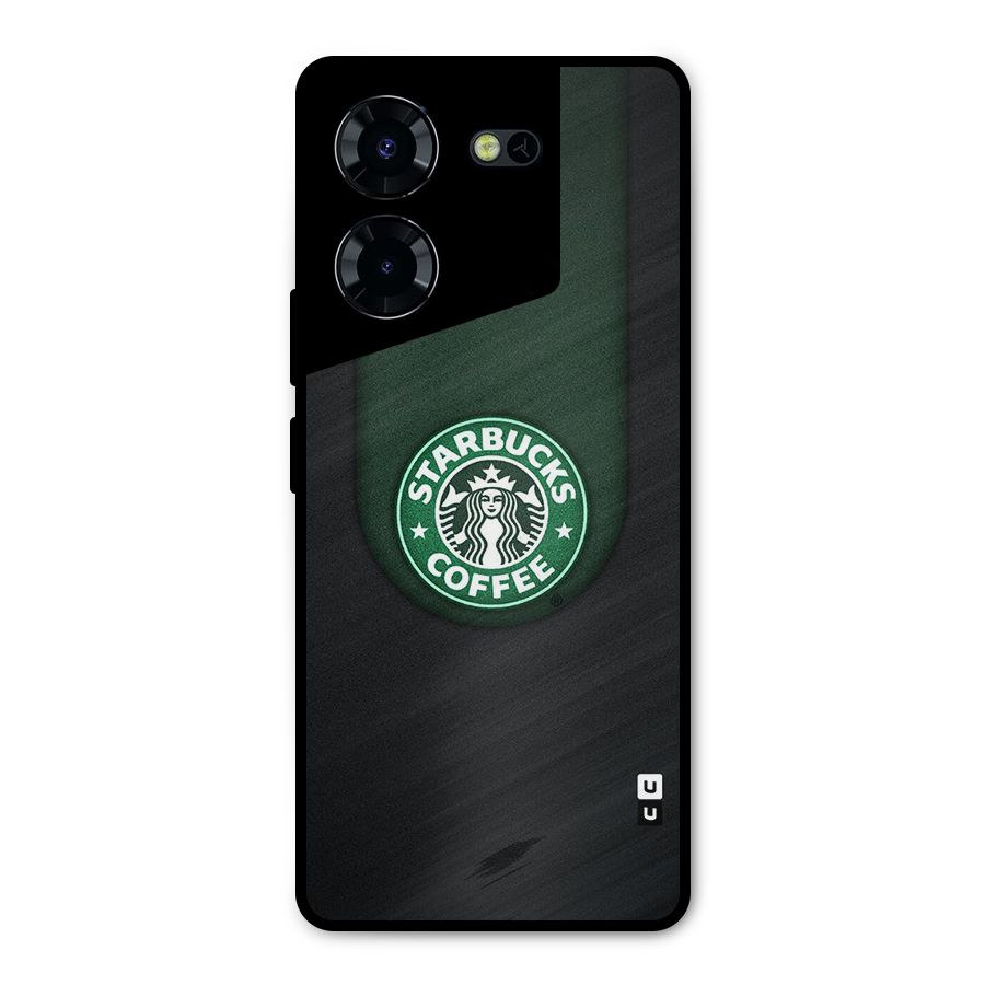 Leaf StarBucks Metal Back Case for Tecno Pova 5 Pro 5G