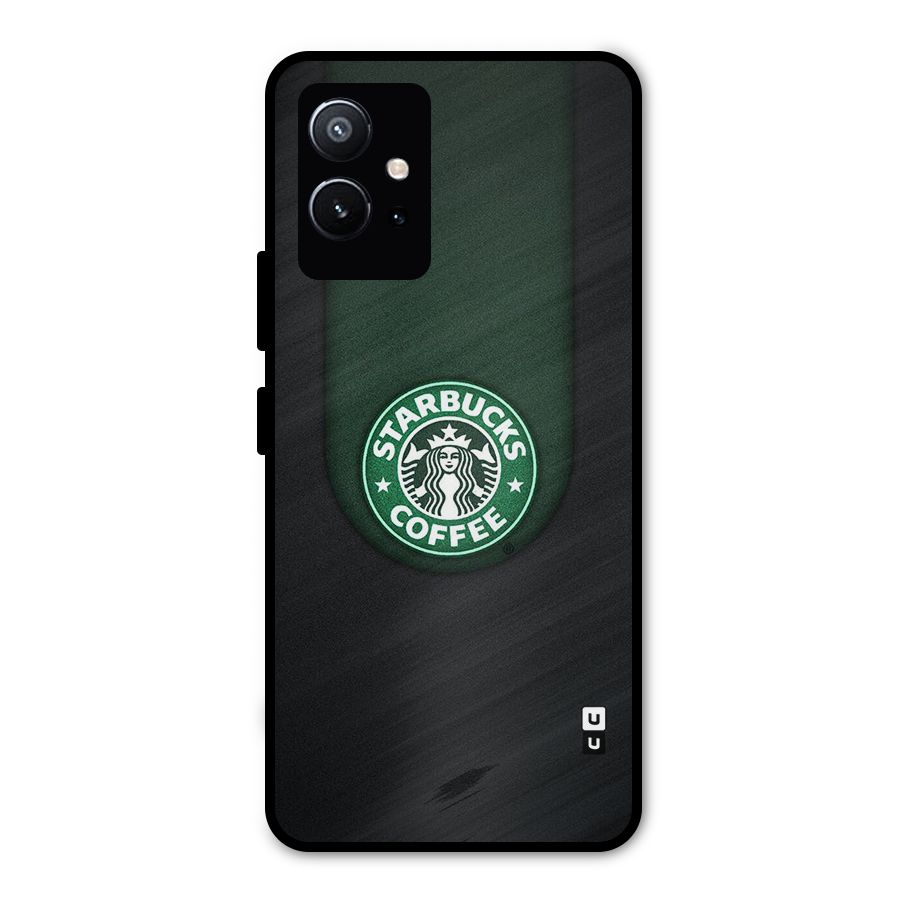 Leaf StarBucks Metal Back Case for Vivo T1 5G