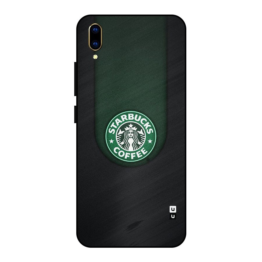 Leaf StarBucks Metal Back Case for Vivo V11 Pro