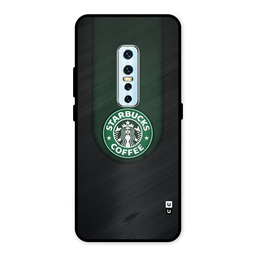 Leaf StarBucks Metal Back Case for Vivo V17 Pro