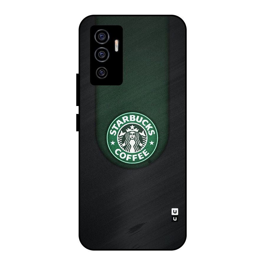 Leaf StarBucks Metal Back Case for Vivo V23e
