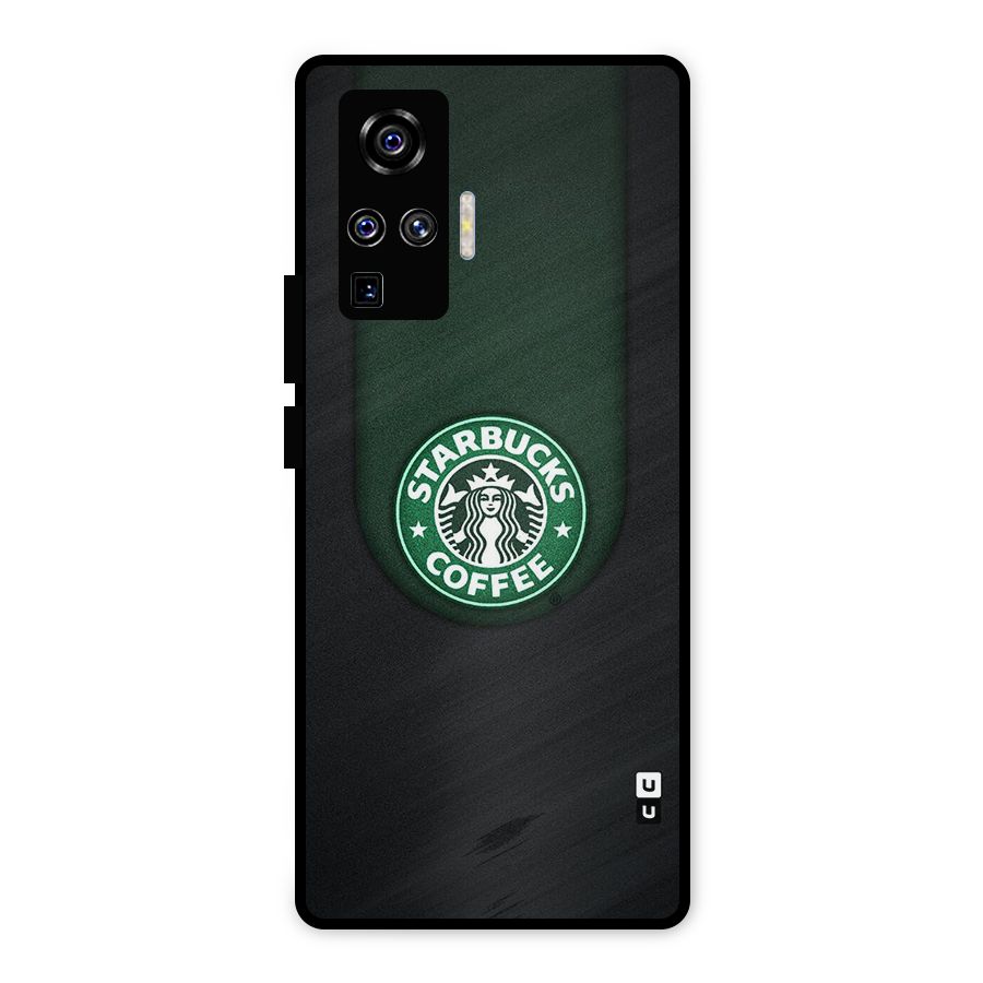 Leaf StarBucks Metal Back Case for Vivo X50 Pro