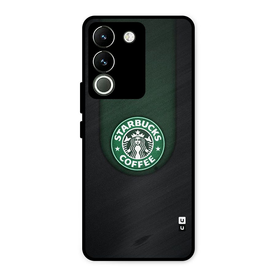Leaf StarBucks Metal Back Case for Vivo Y200