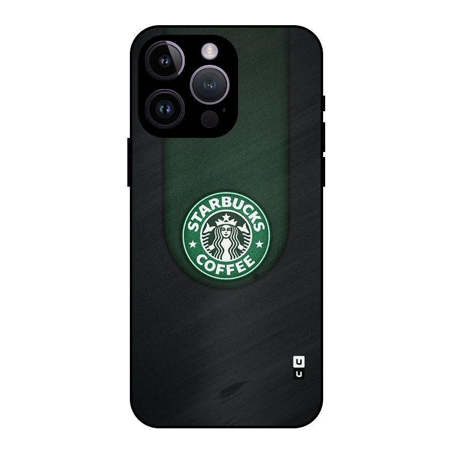 Leaf StarBucks Metal Back Case for iPhone 14 Pro Max