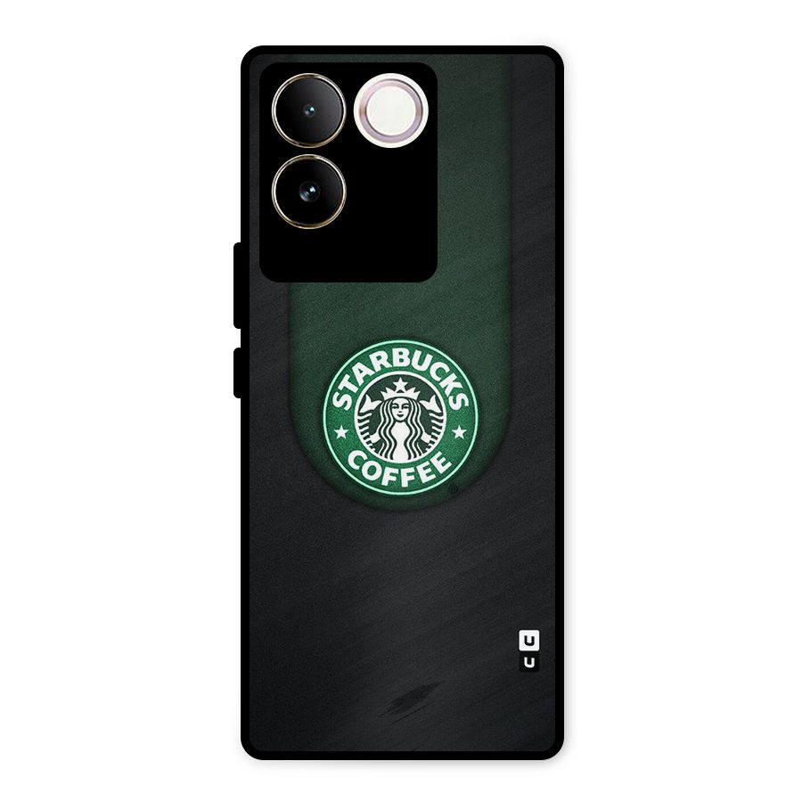 Leaf StarBucks Metal Back Case for iQOO Z7 Pro