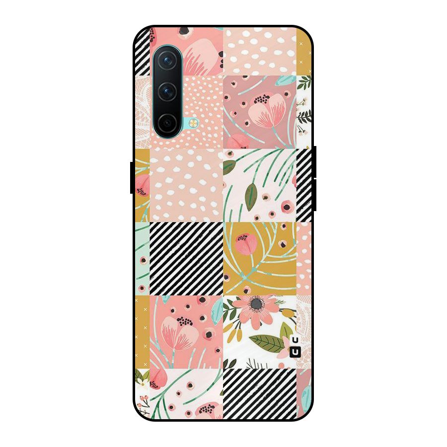 Leaf Stripe Polka Metal Back Case for OnePlus Nord CE 5G