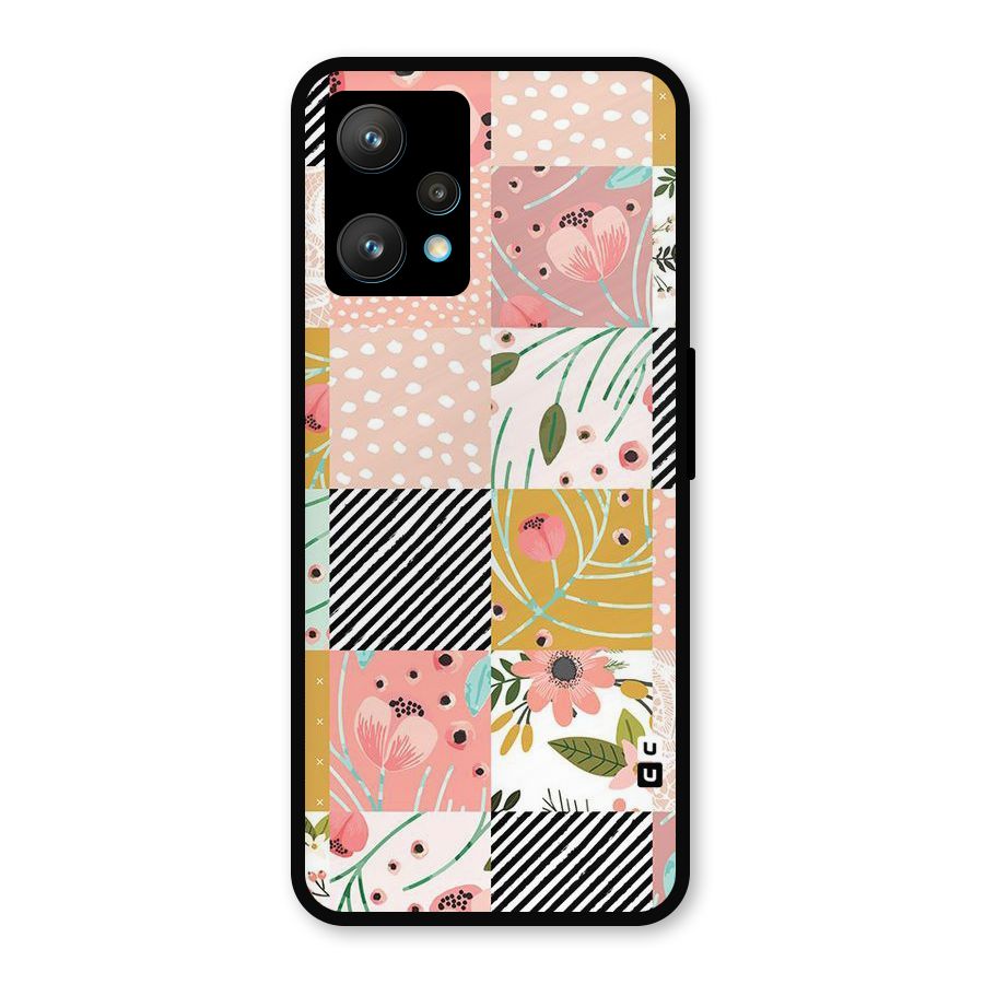 Leaf Stripe Polka Metal Back Case for Realme 9 Pro Plus 5G