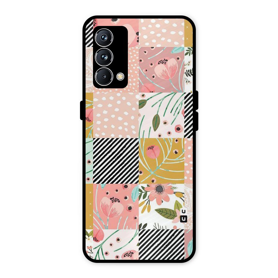 Leaf Stripe Polka Metal Back Case for Realme GT Master Edition