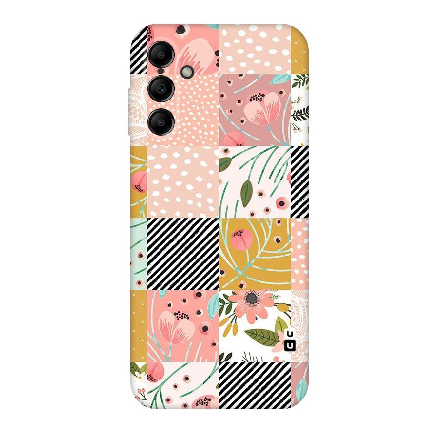 Leaf Stripe Polka Original Polycarbonate Back Case for Galaxy A14 5G