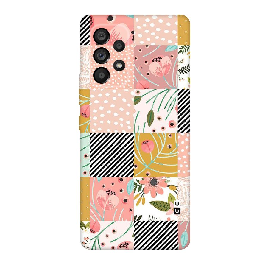 Leaf Stripe Polka Original Polycarbonate Back Case for Galaxy A53 5G