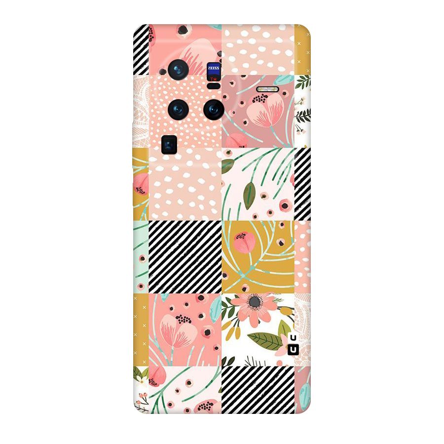 Leaf Stripe Polka Original Polycarbonate Back Case for Vivo X80