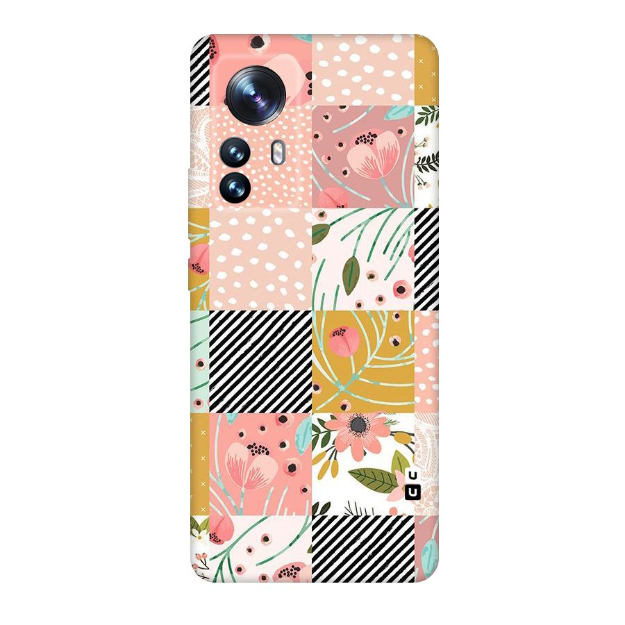 Leaf Stripe Polka Original Polycarbonate Back Case for Xiaomi 12 Pro
