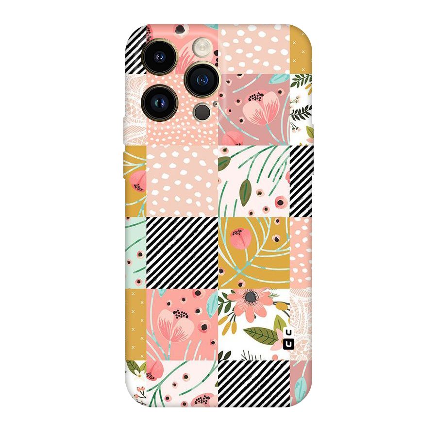 Leaf Stripe Polka Original Polycarbonate Back Case for iPhone 14 Pro Max