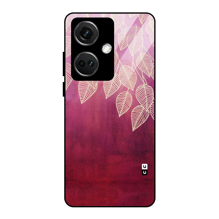 Leafy Outline Glass Back Case for OnePlus Nord CE 3 5G