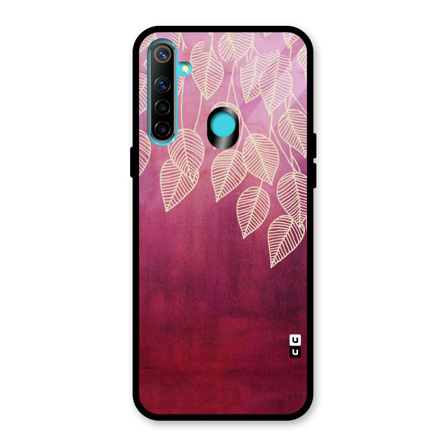 Leafy Outline Glass Back Case for Realme Narzo 10