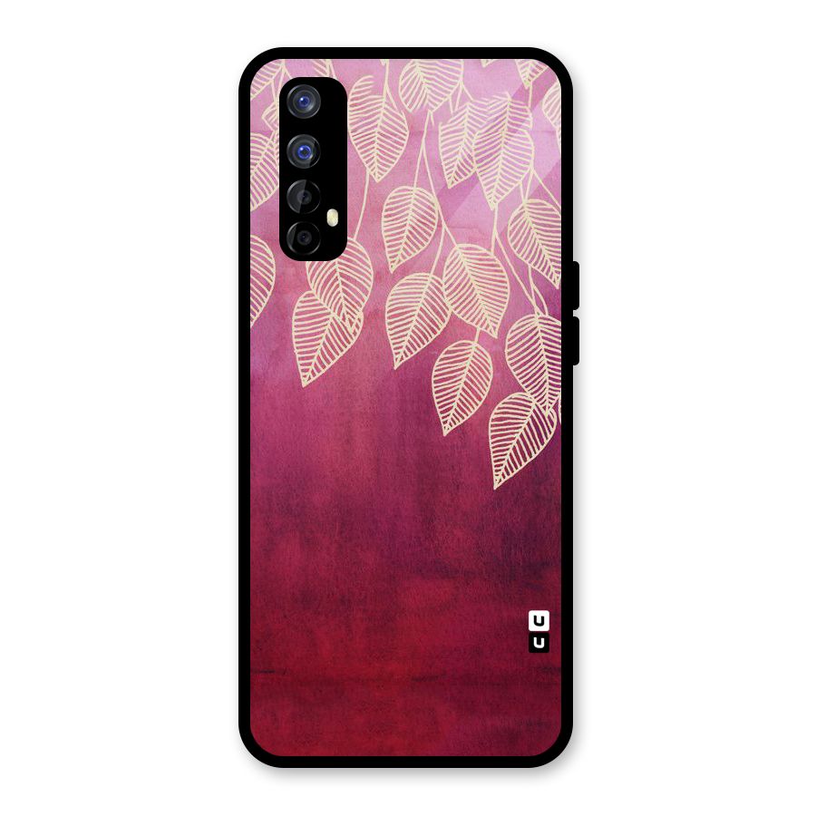 Leafy Outline Glass Back Case for Realme Narzo 20 Pro