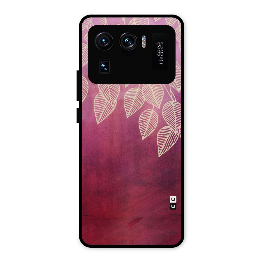 Leafy Outline Metal Back Case for Mi 11 Ultra