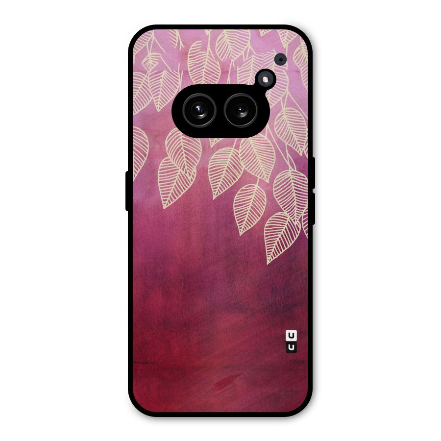 Leafy Outline Metal Back Case for Nothing Phone 2a Plus
