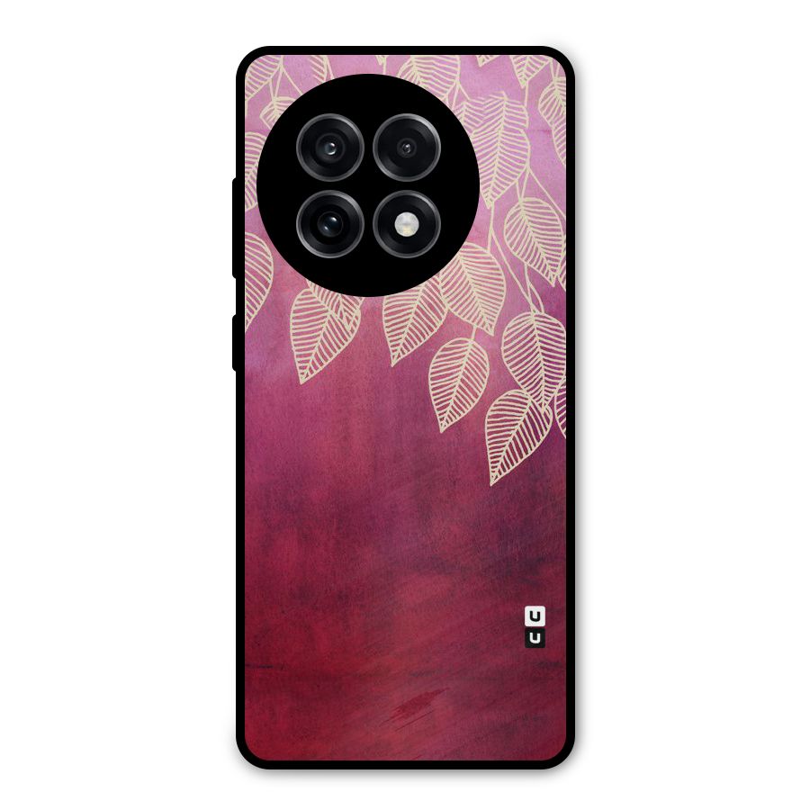Leafy Outline Metal Back Case for OnePlus 13R