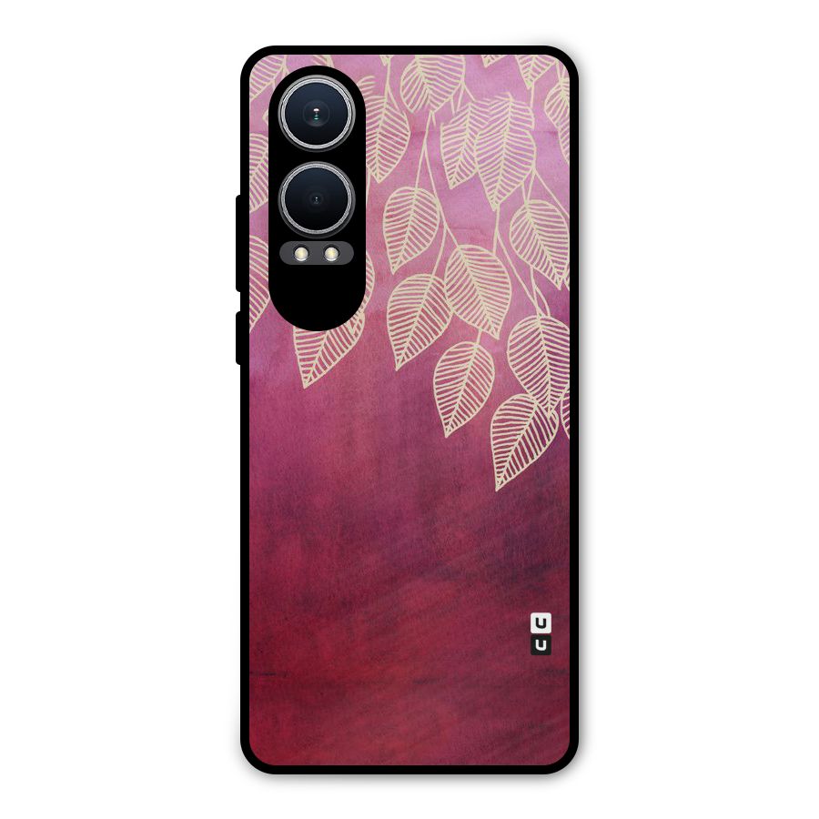 Leafy Outline Metal Back Case for OnePlus Nord CE4 Lite