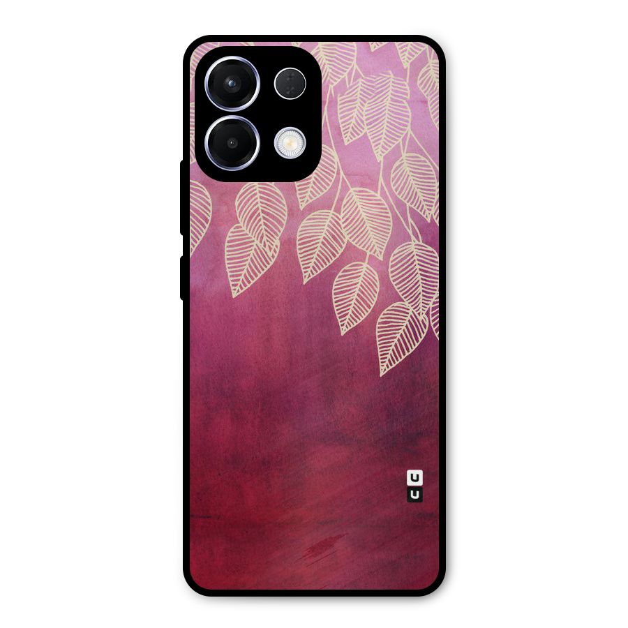 Leafy Outline Metal Back Case for Oppo K13