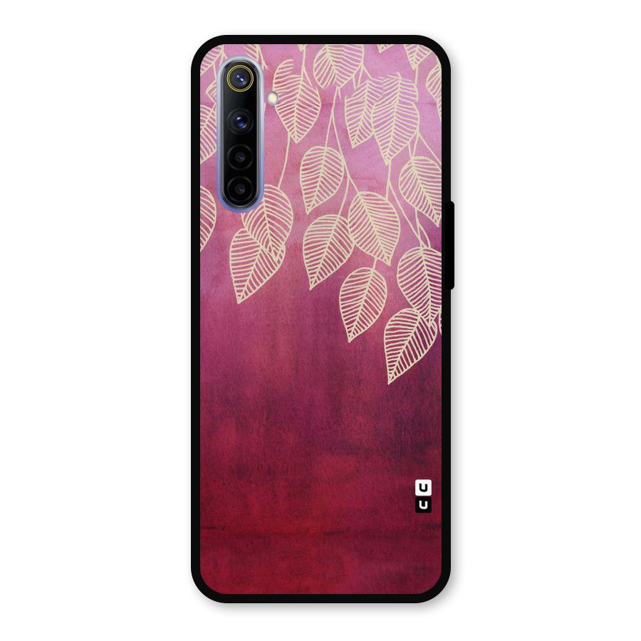 Leafy Outline Metal Back Case for Realme 6i
