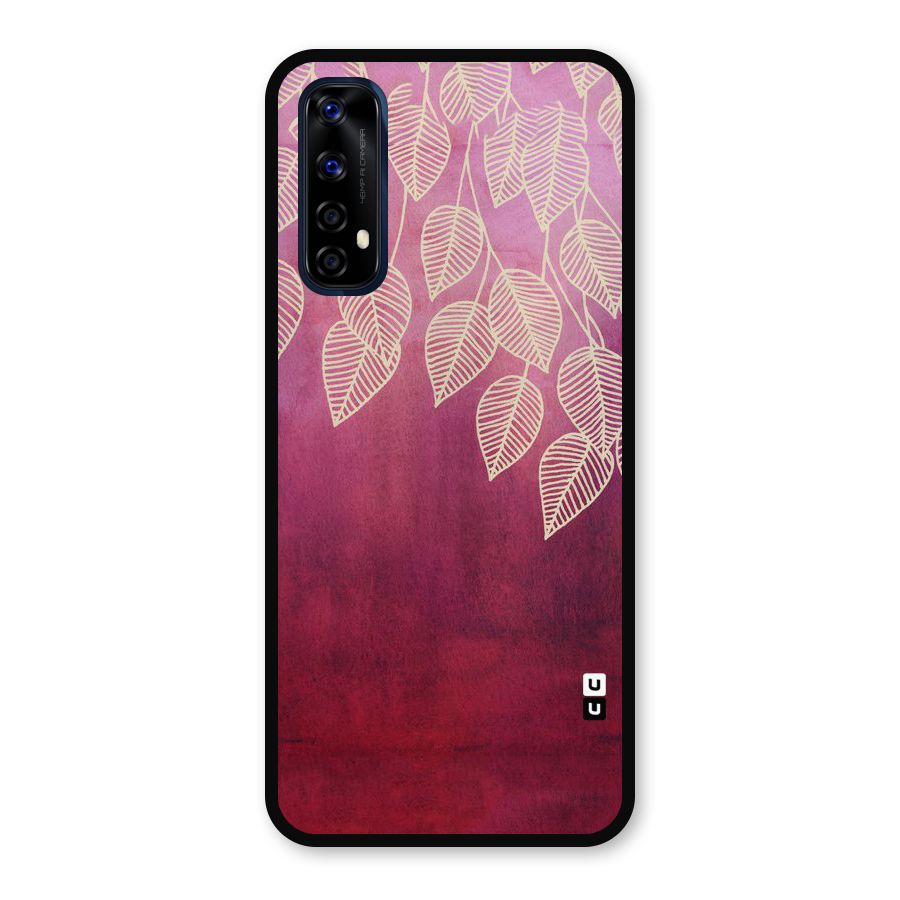 Leafy Outline Metal Back Case for Realme 7
