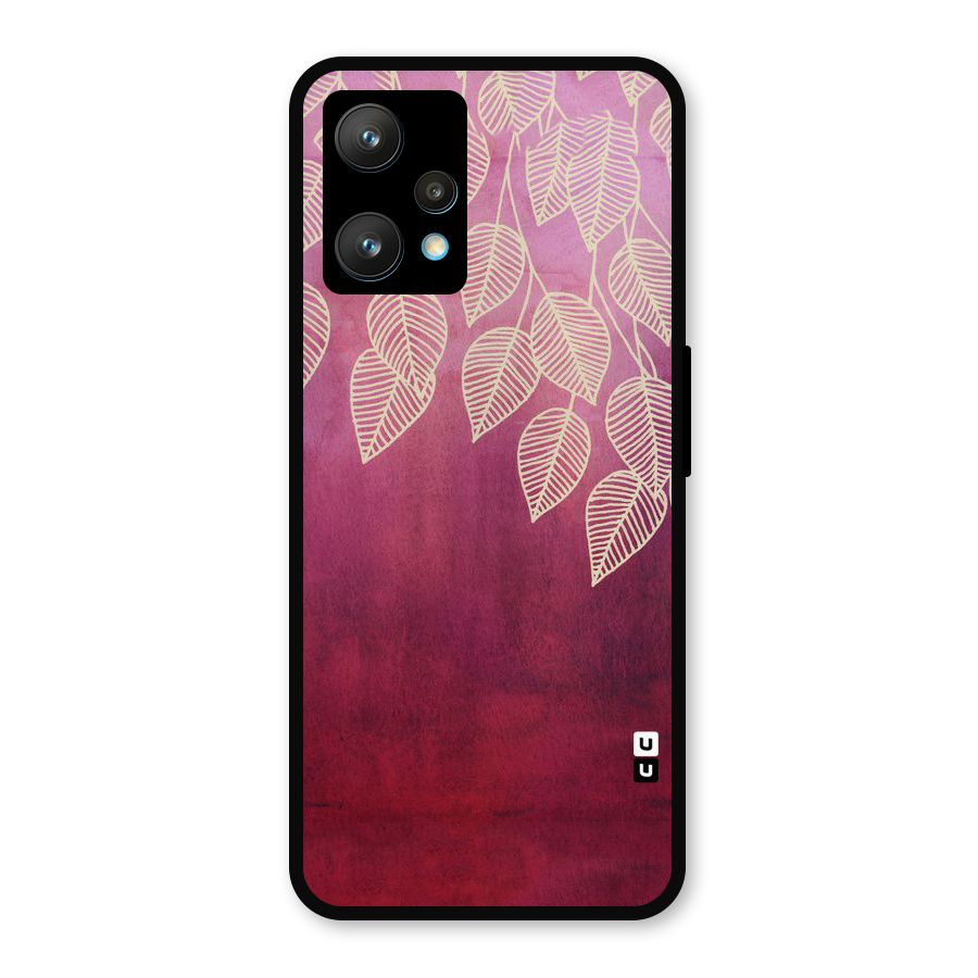 Leafy Outline Metal Back Case for Realme 9