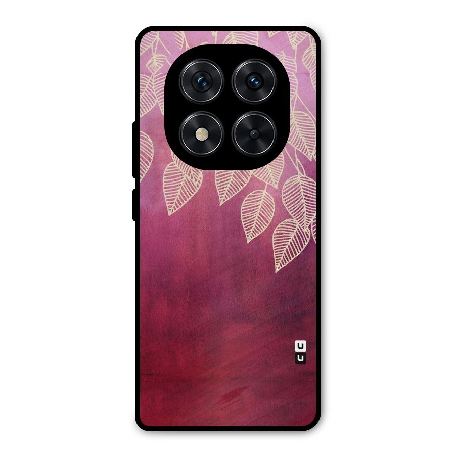 Leafy Outline Metal Back Case for Redmi Note 14 Pro 5G