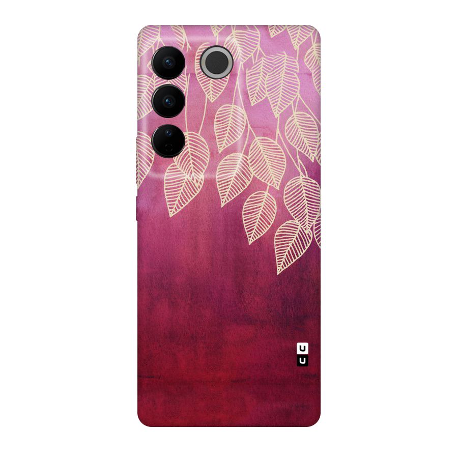 Leafy Outline Original Polycarbonate Back Case for Vivo V27