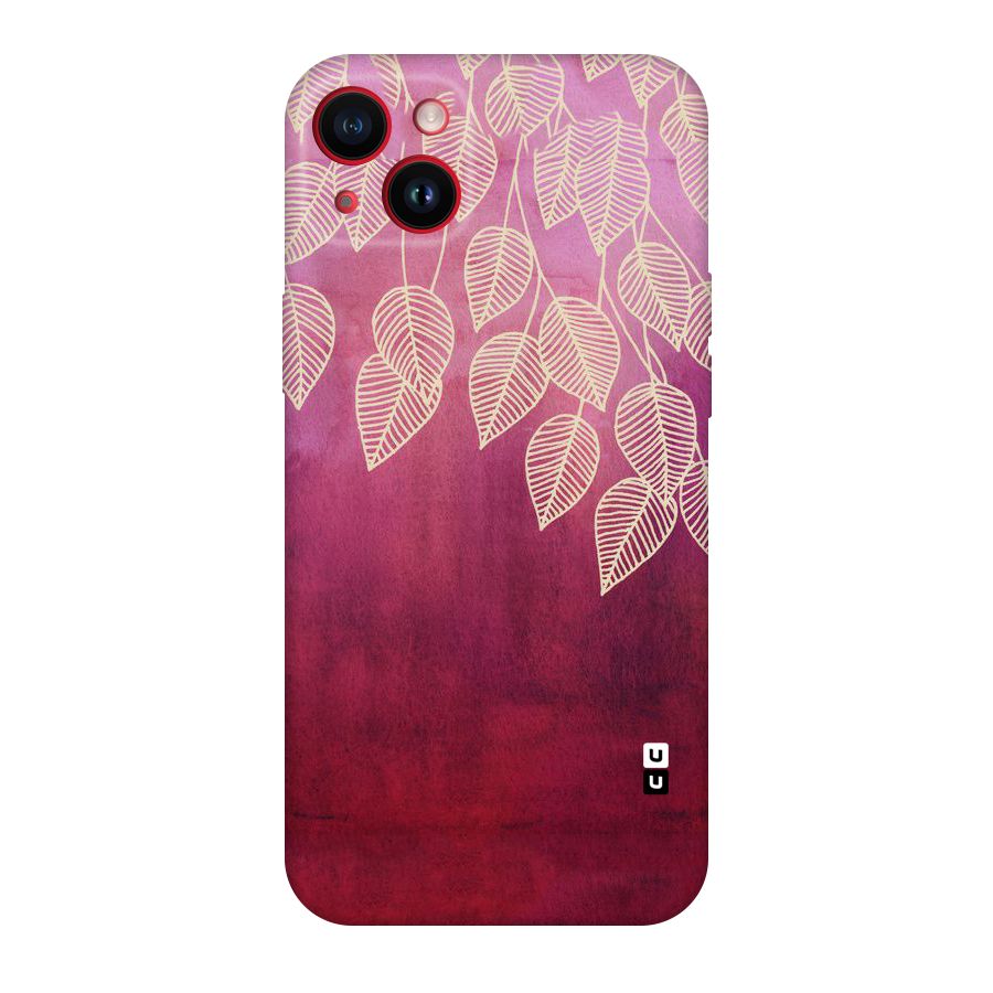 Leafy Outline Original Polycarbonate Back Case for iPhone 14 Plus