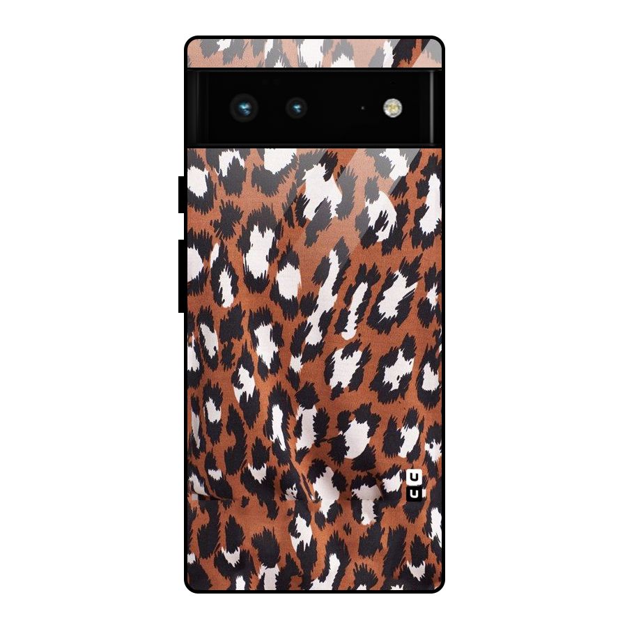 Leapord Design Glass Back Case for Google Pixel 6