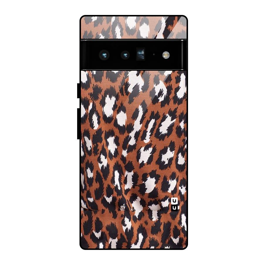 Leapord Design Glass Back Case for Google Pixel 6 Pro