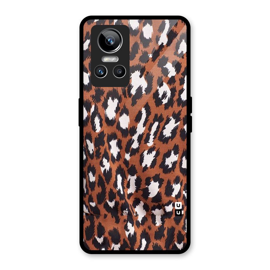 Leapord Design Glass Back Case for Realme GT Neo 3