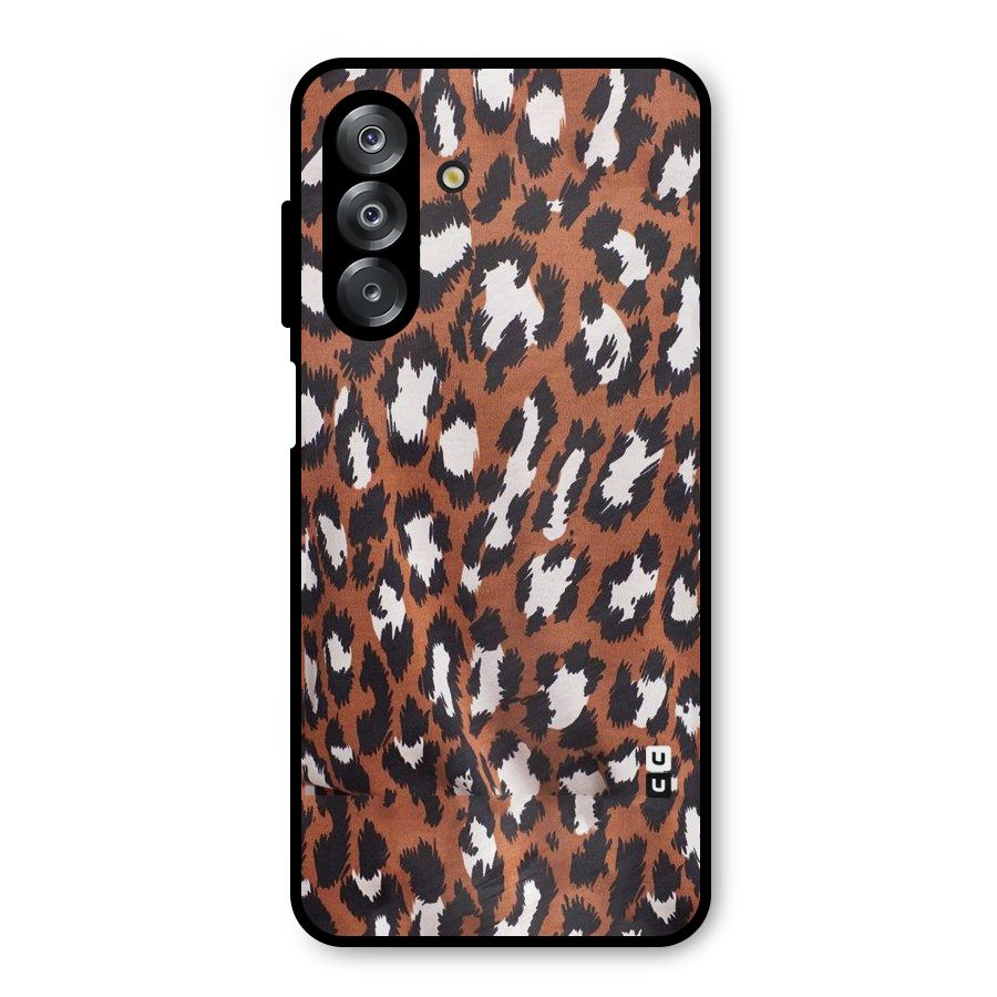 Leapord Design Metal Back Case for Galaxy A26