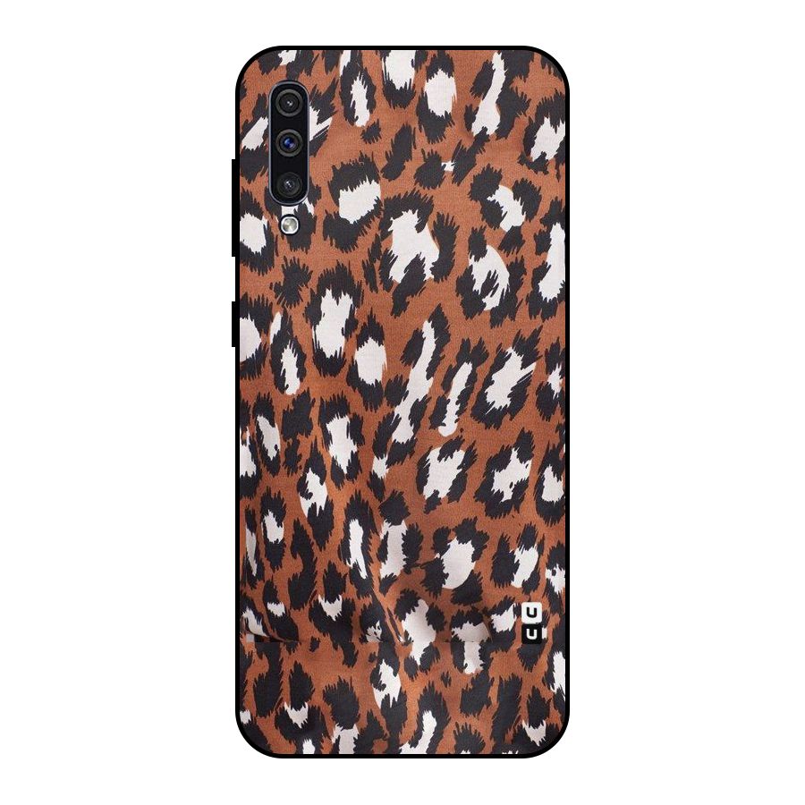 Leapord Design Metal Back Case for Galaxy A50s