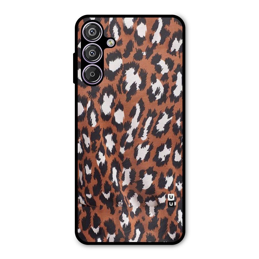 Leapord Design Metal Back Case for Galaxy M15