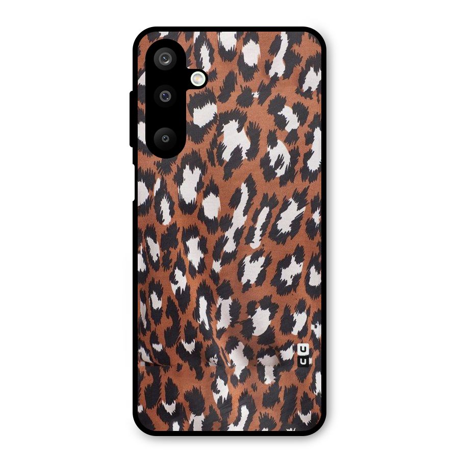 Leapord Design Metal Back Case for Galaxy M16