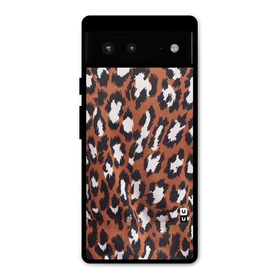 Leapord Design Metal Back Case for Google Pixel 6