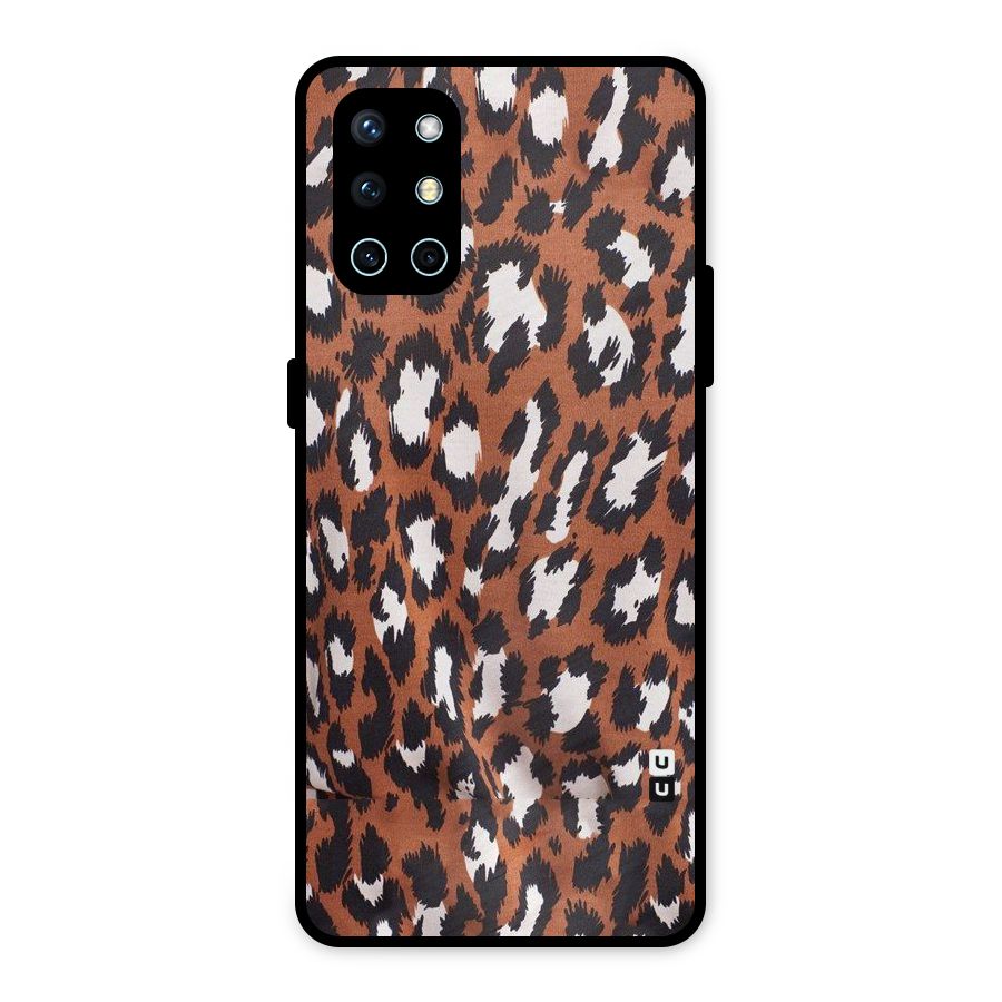 Leapord Design Metal Back Case for OnePlus 9R