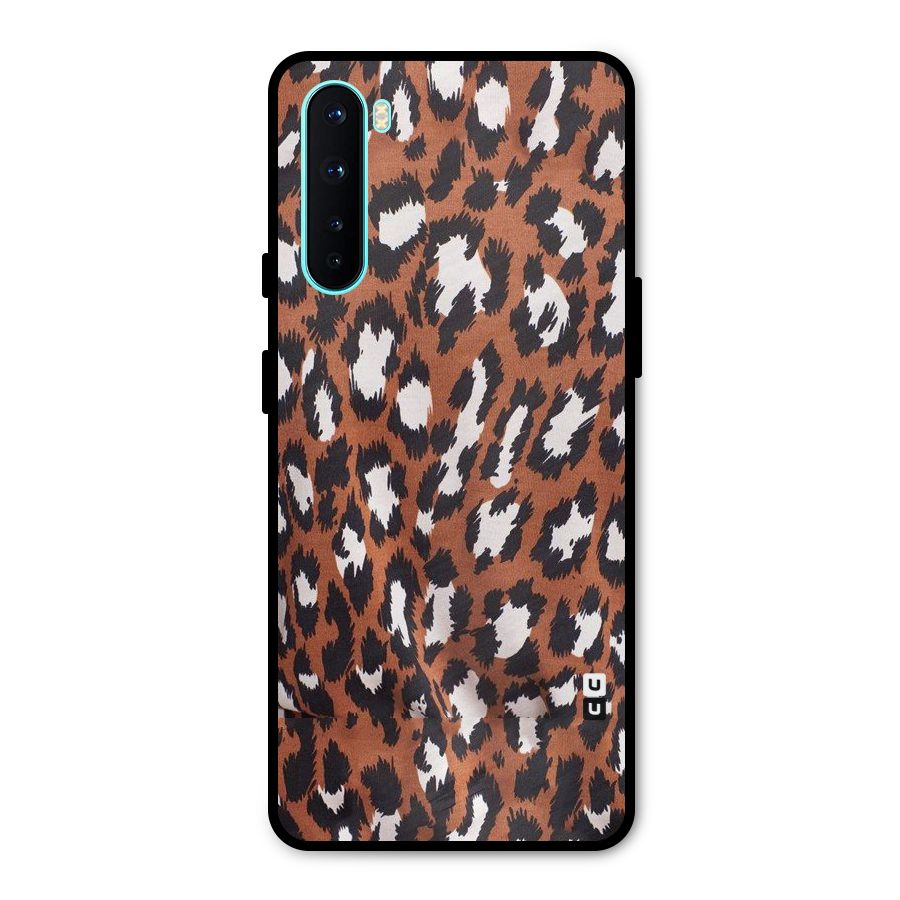 Leapord Design Metal Back Case for OnePlus Nord