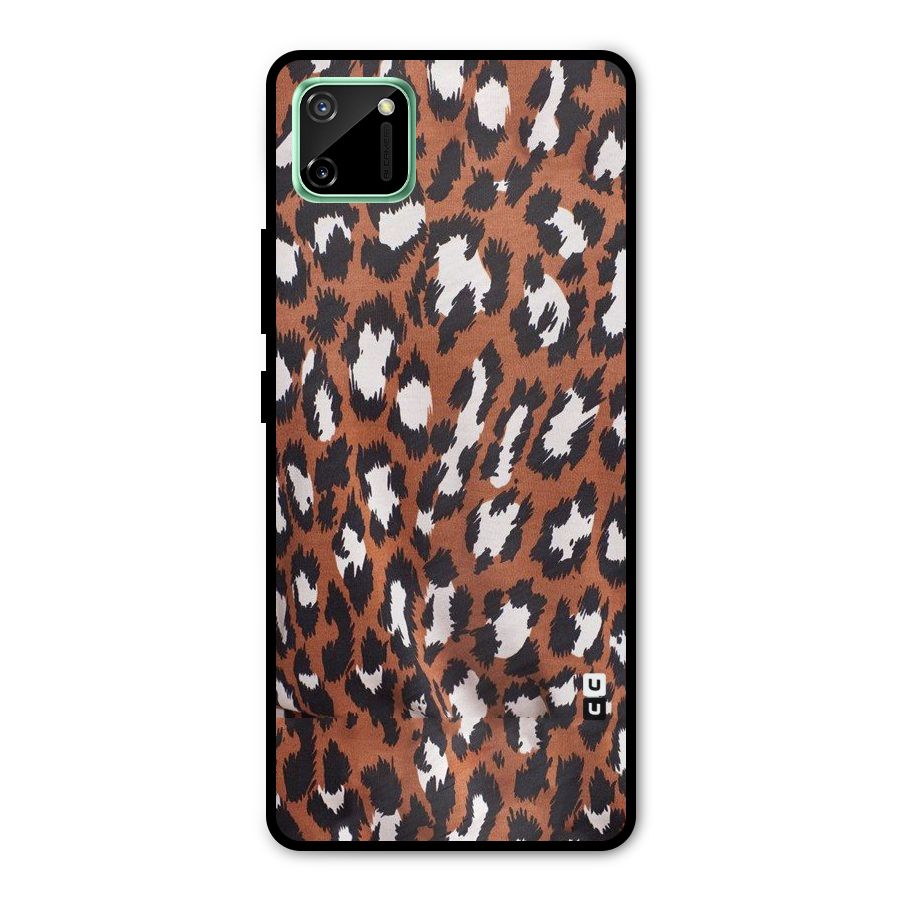 Leapord Design Metal Back Case for Realme C11