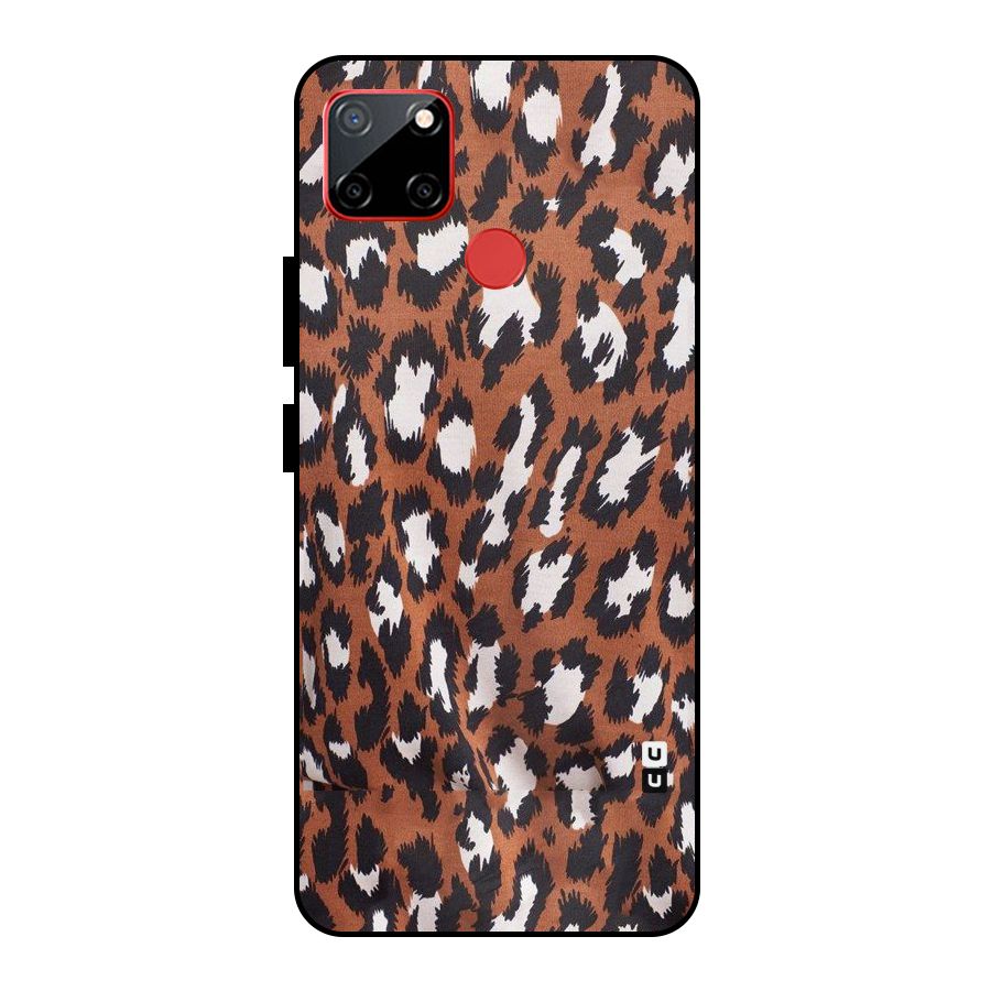 Leapord Design Metal Back Case for Realme C12