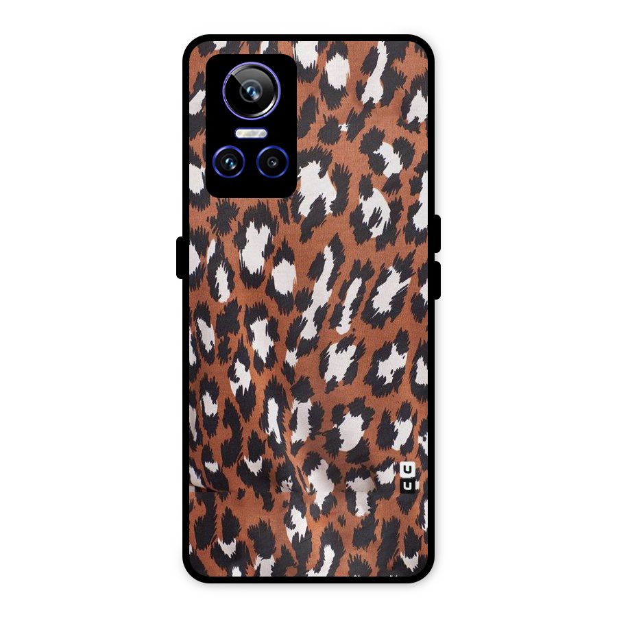 Leapord Design Metal Back Case for Realme GT Neo 3