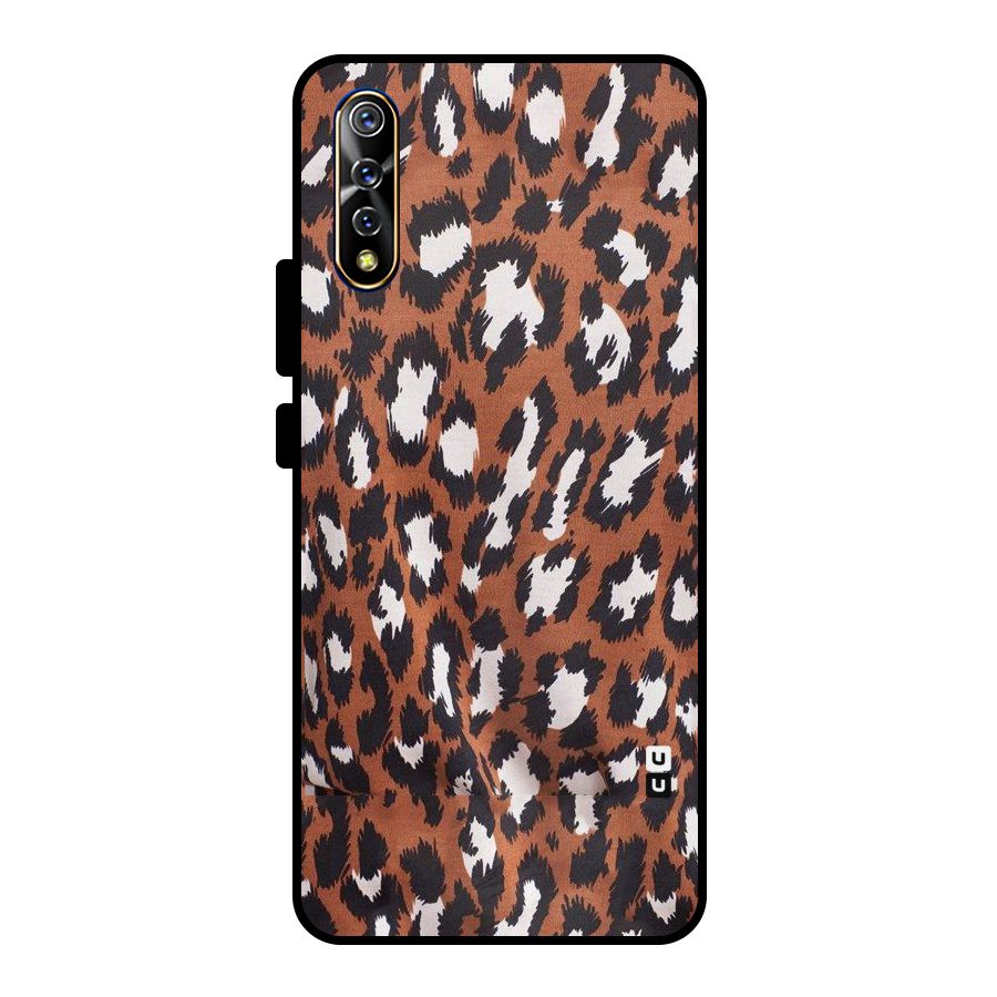 Leapord Design Metal Back Case for Vivo S1