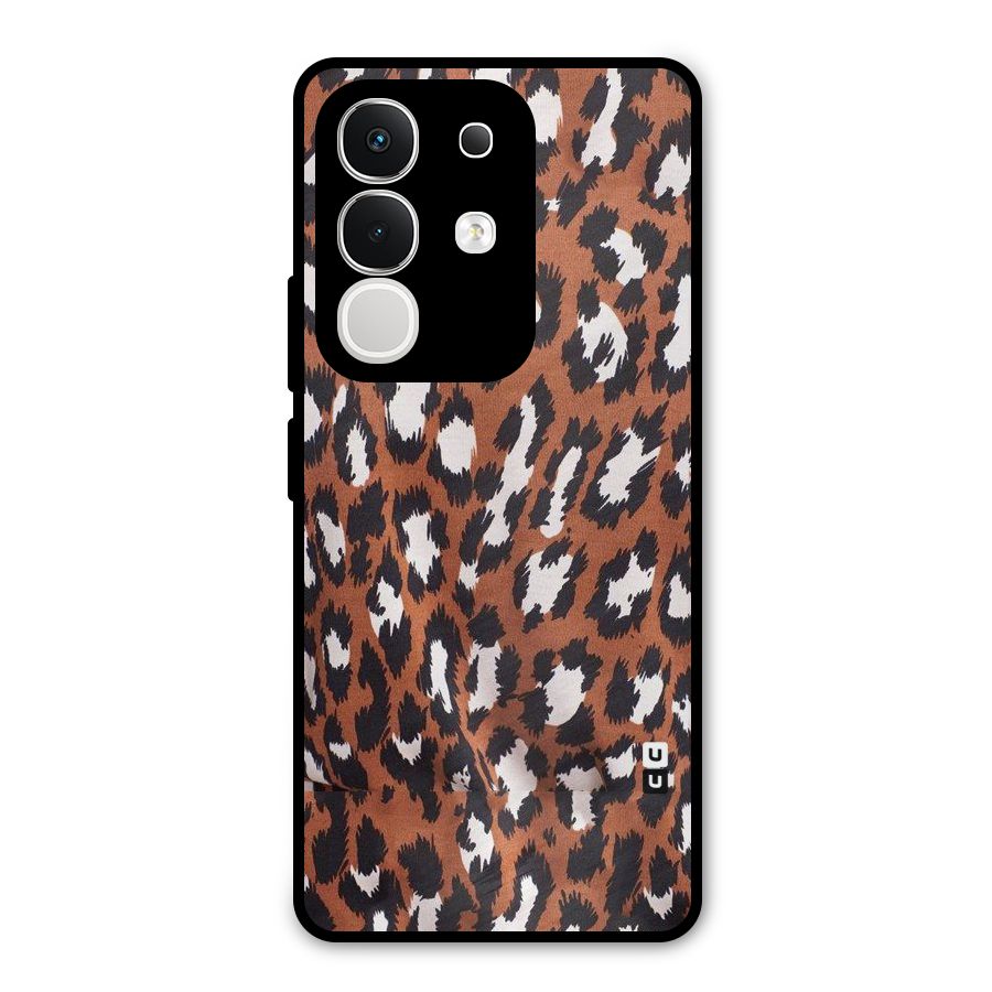 Leapord Design Metal Back Case for Vivo T4x